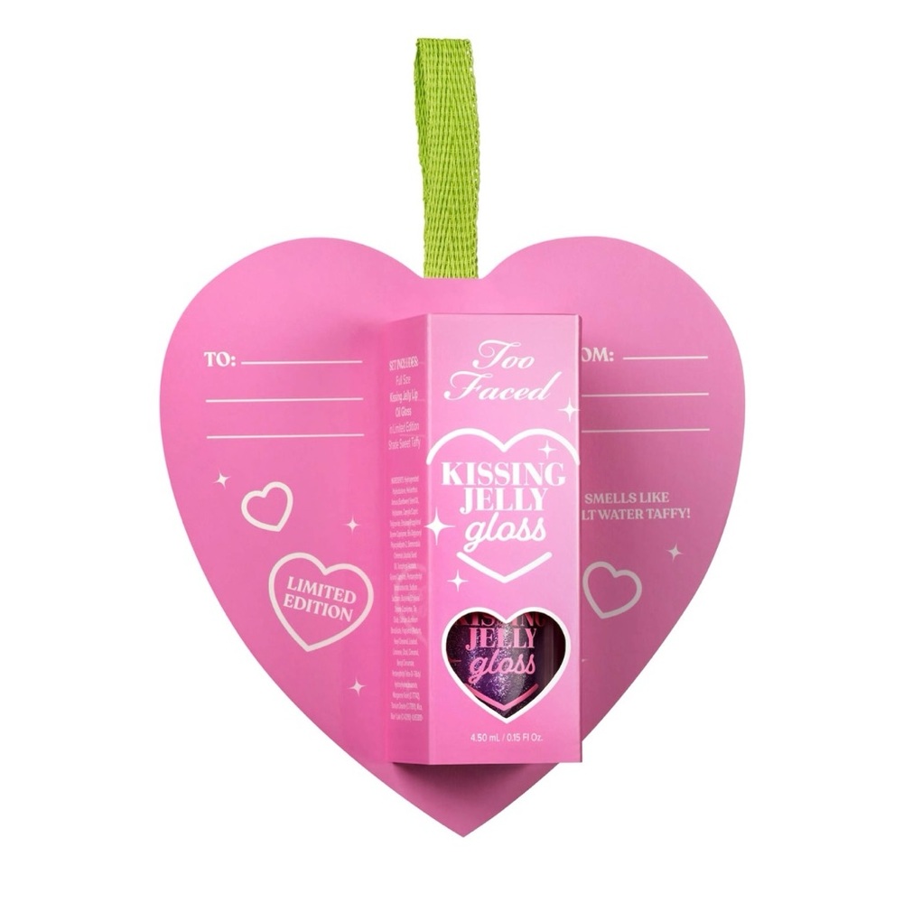 🔥 $12 Too Faced Kissing Jelly Gloss in Sweet Taffy - Picture 8 of 11